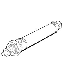 不銹鋼迷你氣缸  DSNU,ISO6432